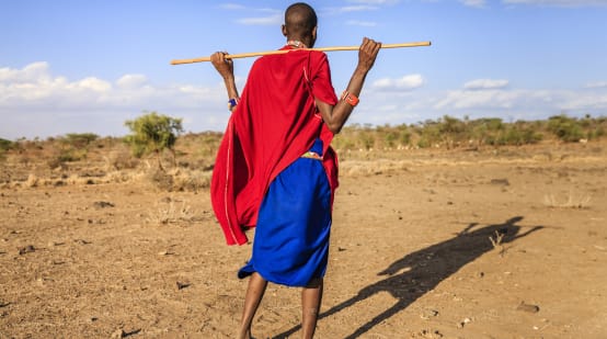 Os Massai são um dos povos mais conhecidos da África Oriental.