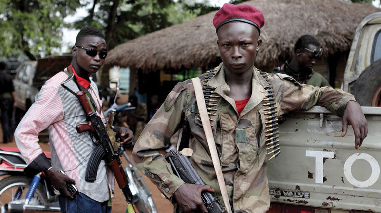 Soldados na República Centro-Africana